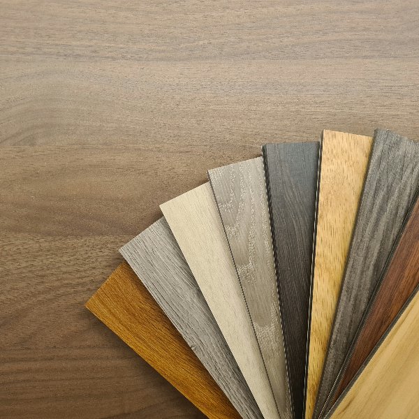 Hardwood flooring sample swatches