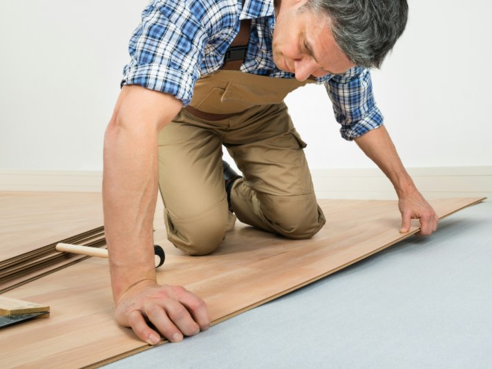Hardwood flooring install in Harrisonburg, VA